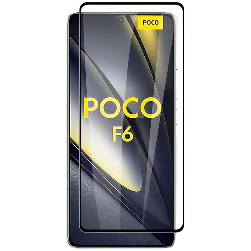 Protecteur d'écran en verre trempé Xiaomi Poco F6 5G Full Screen 3D