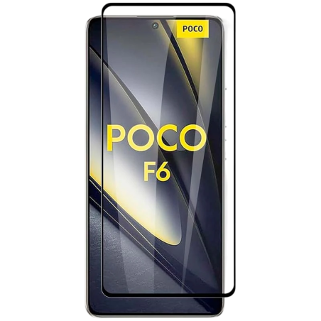 Protecteur d'écran en verre trempé Xiaomi Poco F6 5G Full Screen 3D