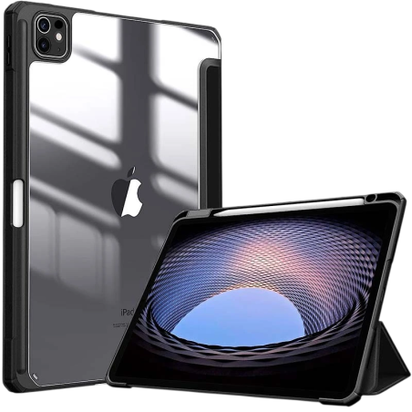Coque Crystal Apple iPad Pro 2024 11 Compatible Noir
