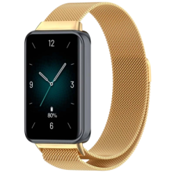 Bracelet Milanais Magnétique Huawei Band 8 / Huawei Band 9 / Honor Band 9 Or