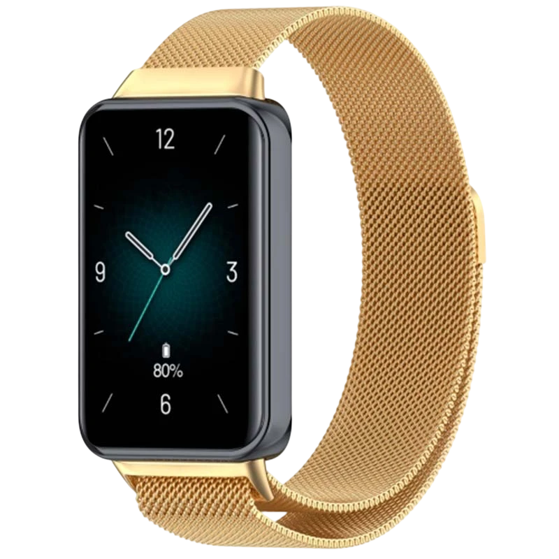 Bracelet Milanais Magnétique Huawei Band 8 / Huawei Band 9 / Honor Band 9 Or