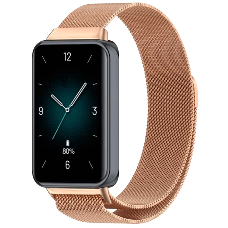 Bracelet Milanais Magnétique Huawei Band 8 / Huawei Band 9 / Honor Band 9 Dorée Rose