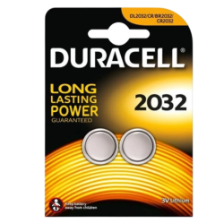 Duracell Pack x2 Pile Bouton 2032 3V