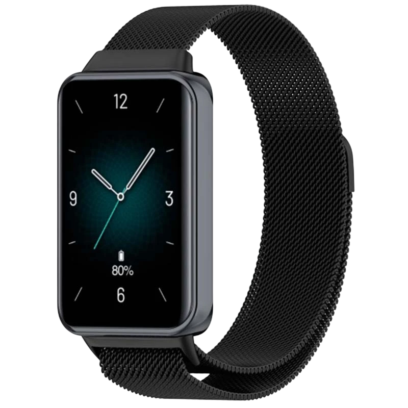 Bracelet Milanais Magnétique Huawei Band 8 / Huawei Band 9 / Honor Band 9 Noir