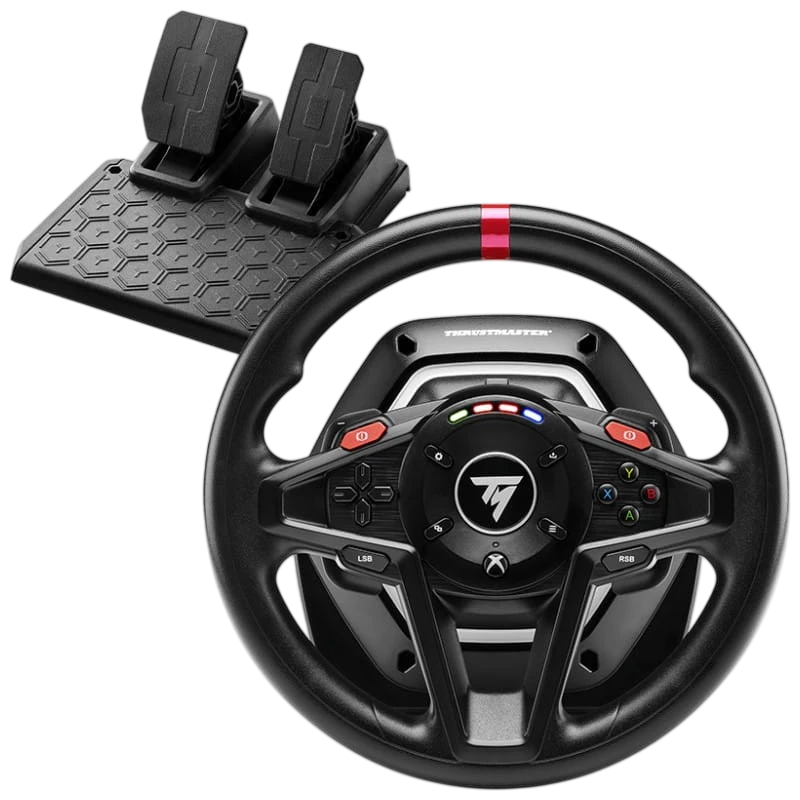 Thrustmaster T128 Noir USB PC, Xbox, Xbox One 13 boutons Volant + Pédales Analogique