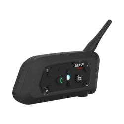 EJEAS V6 Pro+ Full Duplex pour 6 interlocuteurs 1200m Bluetooth 5.1 Intercom pour moto