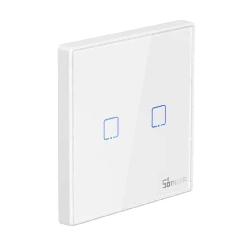 SONOFF T2 2C WiFi RF 433 MHz compatible avec Alexa et Google Interrupteur tactile intelligent