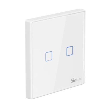 SONOFF T2 2C WiFi RF 433 MHz compatible avec Alexa et Google Interrupteur tactile intelligent