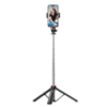 Bâton de selfie C13D avec Led, trépied extensible 1.35m pour téléphones portables et appareils photo - avec contrôle sans fil No