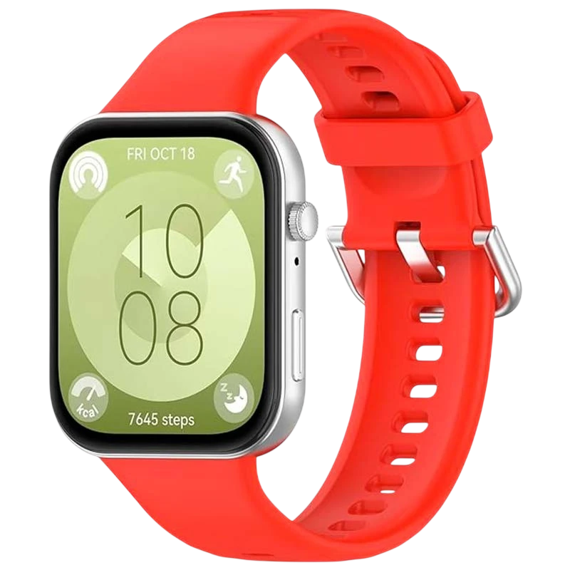 Bracelet en silicone Huawei Watch Fit 3 Rouge