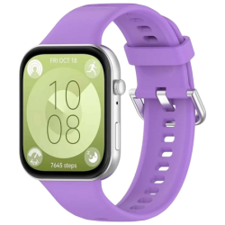 Bracelet en silicone Huawei Watch Fit 3 Pourpre