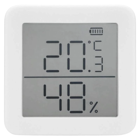 SwitchBot Meter Blanc compatible avec Alexa et Google Thermomètre et hygromètre