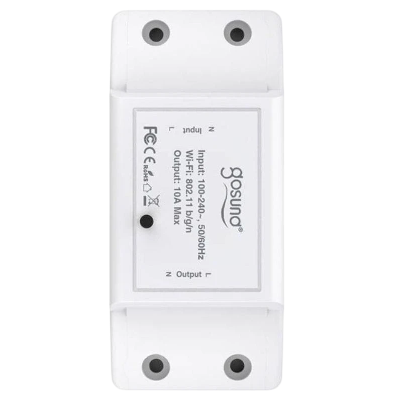 Gosund SW3 WiFi 100~200 V 10 A Blanc Relais connecté