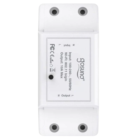 Gosund SW3 WiFi 100~200 V 10 A Blanc Relais connecté