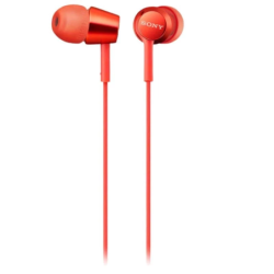 Sony MDR-EX155AP Rouge avec micro Écouteurs