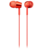 Sony MDR-EX155AP Rouge avec micro Écouteurs