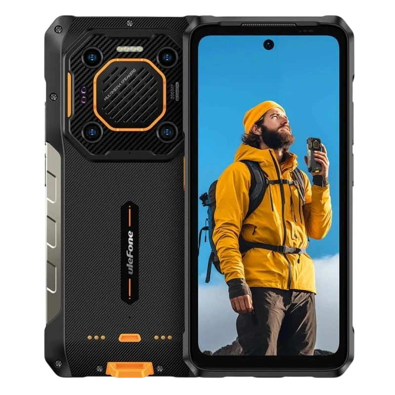 Ulefone Armor 26 Ultra 5G 12GB/512GB Noir Rugged IP68/IP69K 6,78 pouces 120Hz 200MP 15600mAh 120W NFC
