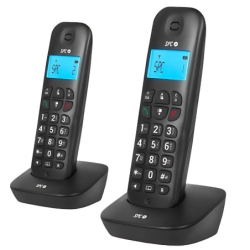SPC Air Pro Duo 7302N identification de l'appelant répondeur mains libres répertoire 20 contacts Téléphone sans fil
