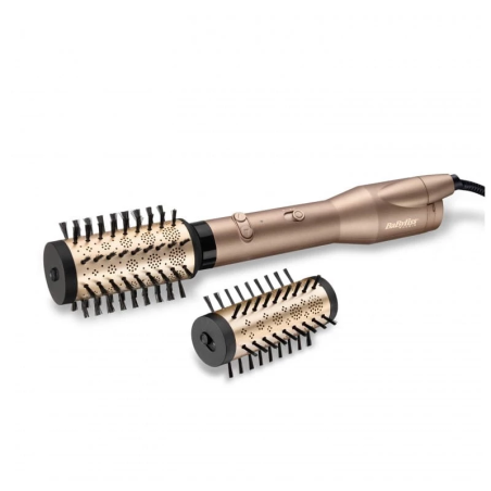 BaByliss Big Hair Dual AS952E 2 brosses Airflow Or 650W ionique céramique Brosse soufflante rotative