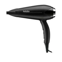 BaByliss Turbo Smooth 2200 D572DE Ionique Anti-frisottis Noir céramique 2 vitesses 3 températures Sèche-cheveux