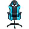 PowerGaming Noir+Bleu 120kg appuie-tête coussin lombaire Chaise gaming