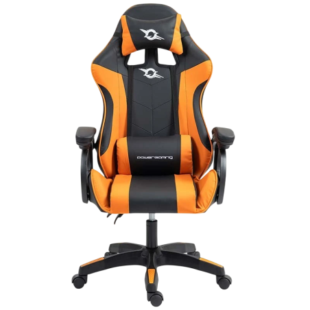 PowerGaming Noir+Orange 120kg appuie-tête coussin lombaire Chaise