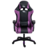 PowerGaming Noir+Lilas 120kg appuie-tête coussin lombaire Chaise gaming