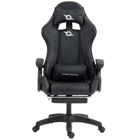 PowerGaming 7 points Massage Repose-pieds Noir 120kg Chaise