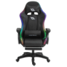 PowerGaming LED RGB 7 points Massage Repose-pieds Noir 120kg Chaise