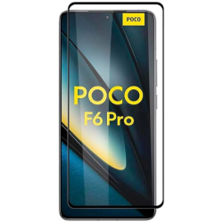 Protecteur d'écran en verre trempé Xiaomi Poco F6 Pro 5G Full Screen 3D