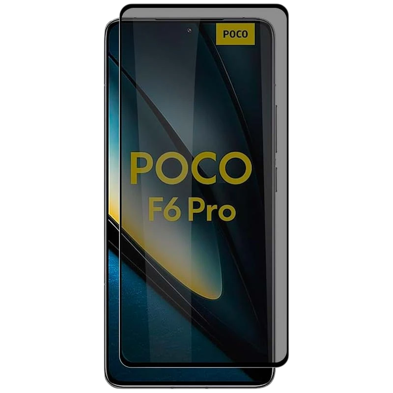 Protection d'écran en verre trempé Anti Espion Xiaomi Poco F6 Pro 5G
