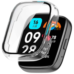 Coque PC + Verre Trempé Xiaomi Redmi Watch 3 Active Transparent