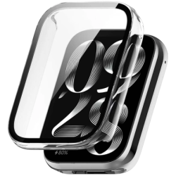 Coque PC + Verre Trempé Xiaomi Mi Smart Band 8 Pro Transparent