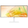 Samsung LS34C650TAUXEN Blanc 34 pouces 2K VA 100Hz 5ms FreeSync incurvé UltraWide Écran