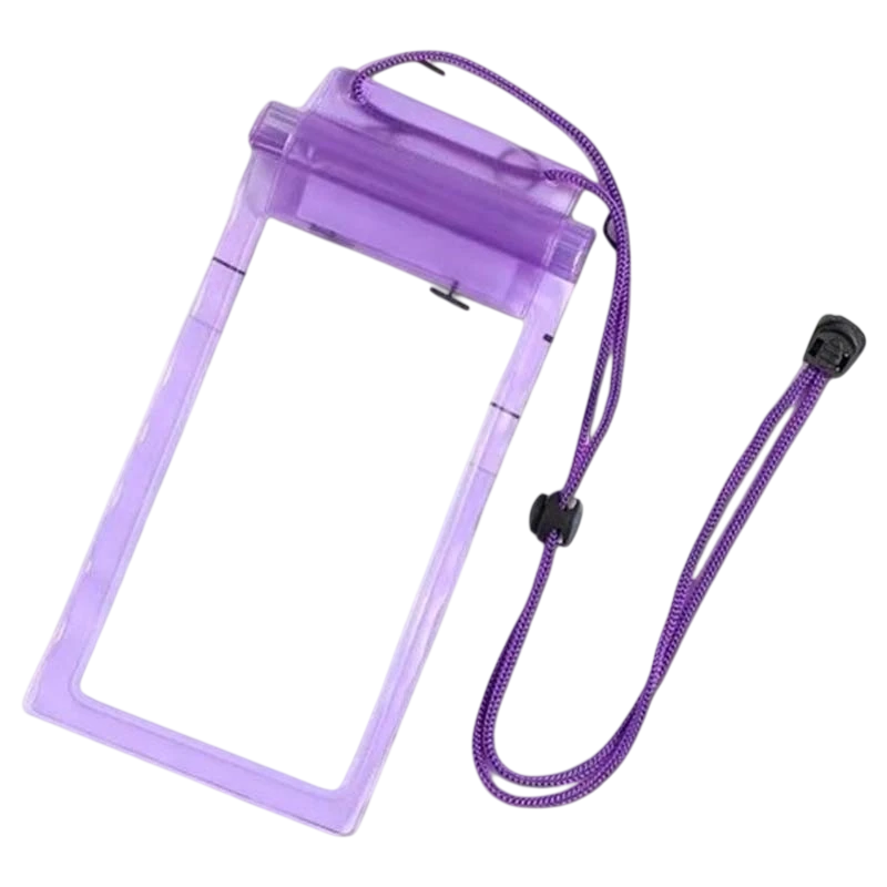 Étui universel pour téléphone portable, étanche et suspendu, violet