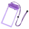Étui universel pour téléphone portable, étanche et suspendu, violet
