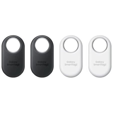 Samsung Galaxy SmartTag 2 Noir/Blanc Pack ×4 NFC IP67 Bluetooth Dispositif de localisation