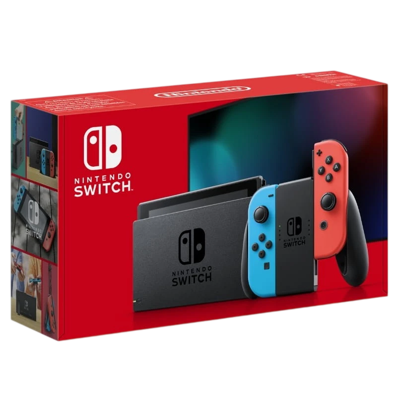 Nintendo Switch Bleu/fluo Rouge/fluo - Version 3