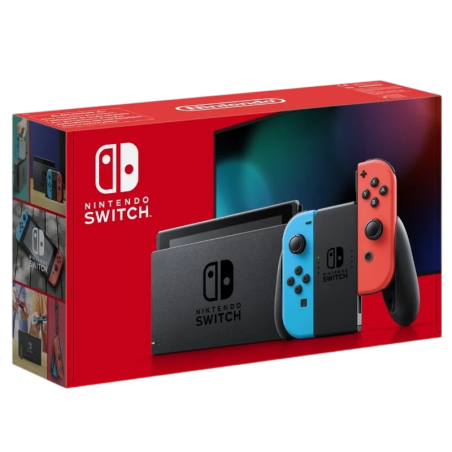 Nintendo Switch Bleu/fluo Rouge/fluo - Version 3