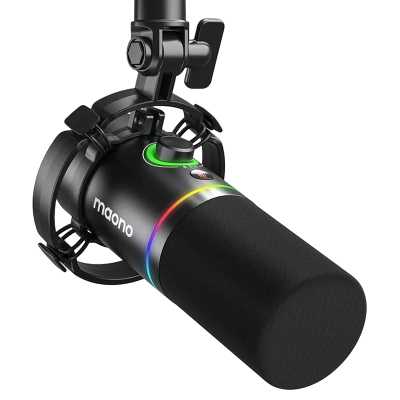 Maono PD200x RGB Noir cardioïde dynamique Microphone