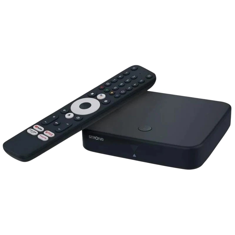 Strong SRT 420 Noir avec TNT 2GB/8GB Android 4K HDR10+ WiFi Bluetooth 5.0 S905Y4 TV Box
