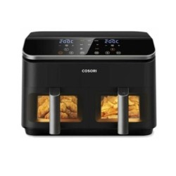 Cosori KOSP0026EUN Dual Basquet Chef Edition 8,5 L 1800W Noir 10 programmes Friteuse à air