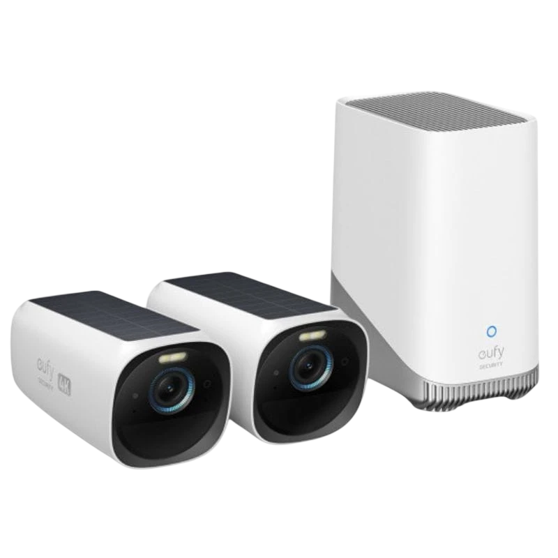 Eufy Security S330 eufyCam 3 Blanc/Noir 4K Solar Caméra de surveillance