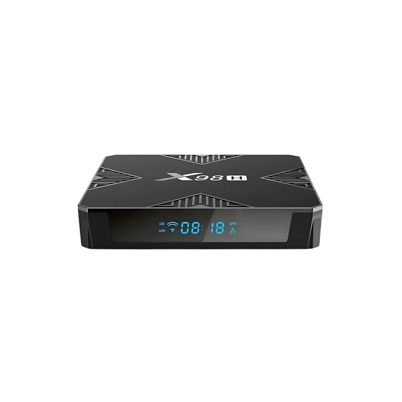 X98H 2GB/16GB Noir Android 12 4K WiFi double bande Bluetooth H618 TV Box