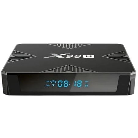 X98H 2GB/16GB Noir Android 12 4K WiFi double bande Bluetooth H618 TV Box
