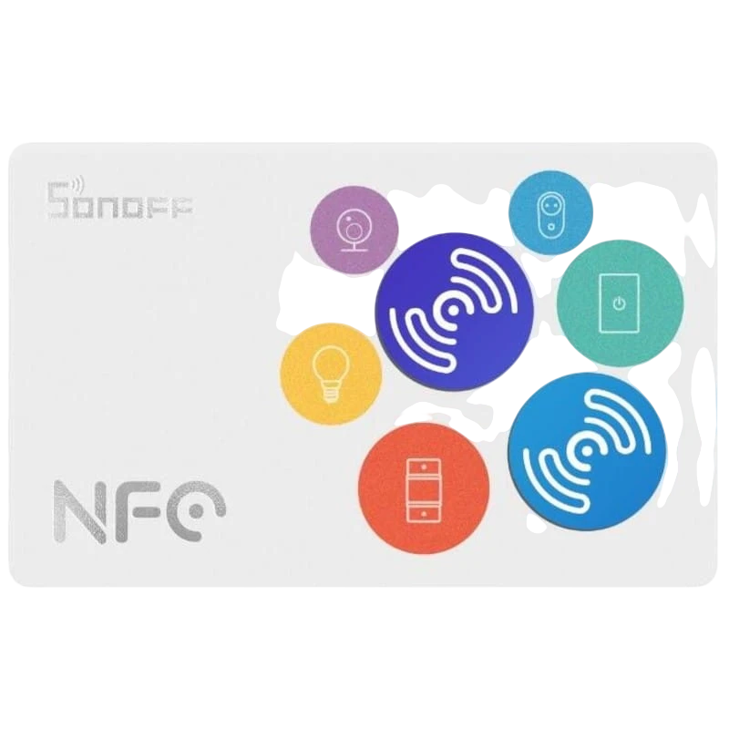 Sonoff NFC Tag Blanc Étiquette Adhésive Intelligente