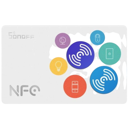 Sonoff NFC Tag Blanc Étiquette Adhésive Intelligente