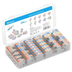 Sonoff D1-2 Gris Connecteur pour épissage de câbles 54 Pcs