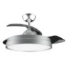 Cecotec EnergySilence Aero 4280 Invisible Gris 40W 6 vitesses minuterie 8h télécommande Ventilateur de plafond