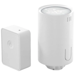 Meross MTS150HHK Blanc WiFi compatible avec HomeKit Kit thermostat connecté et hub